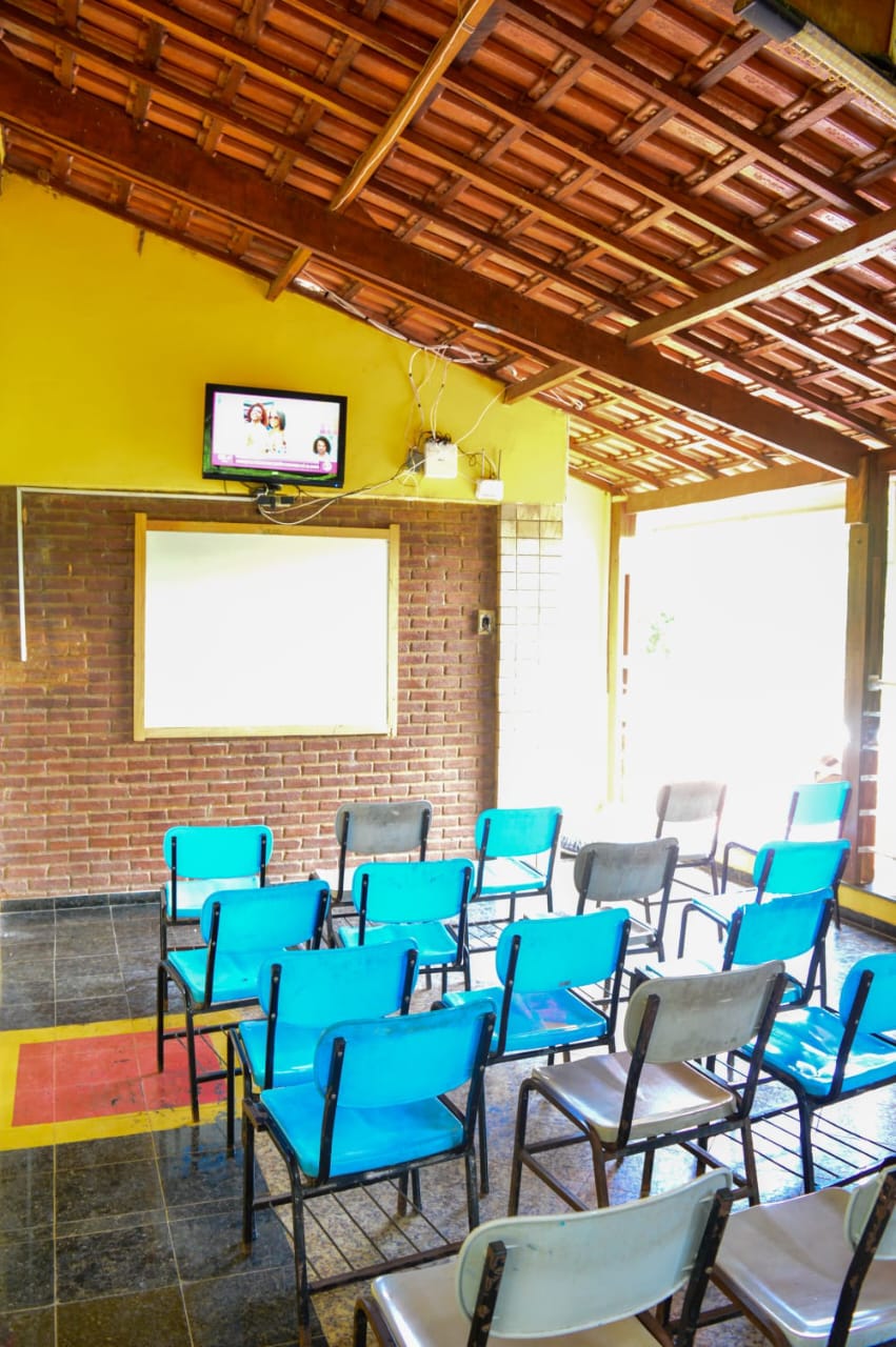 Sala de grupo da CTR Reaprendendo a Viver